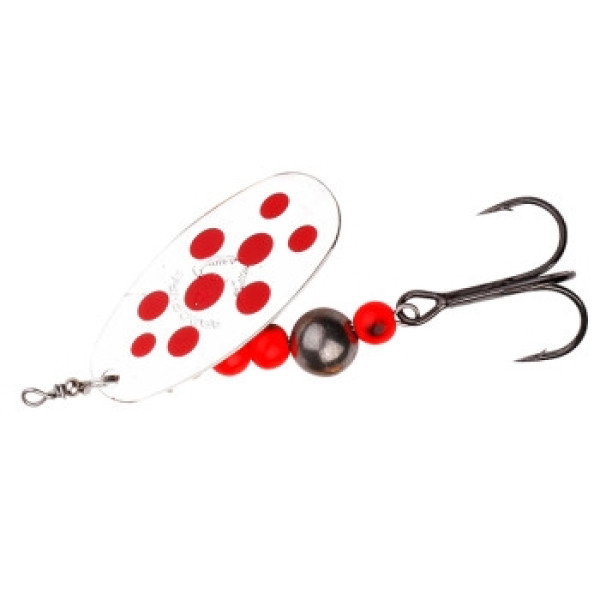 Блешня Savage Gear Caviar Spinner #3 9.5g 04-Fluo Orange & Silver