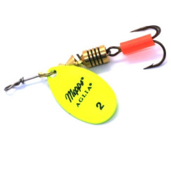 Блешня обертається Mepps Aglia Fluo №2 chartreuse 4.5g