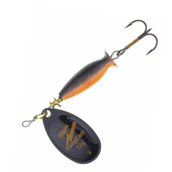 Mepps Aglia LongCast No. 3 czarna_black 12g spoon