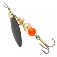 Mepps Aglia Longue No. 0 Black Noir Spinnerbait 2.5g