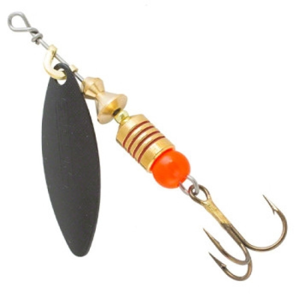 Mepps Aglia Longue No. 1 Black Noir Spinnerbait 4.5g