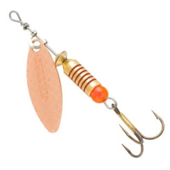 Mepps Aglia Longue No. 0 Copper Spinnerbait, 2.5g