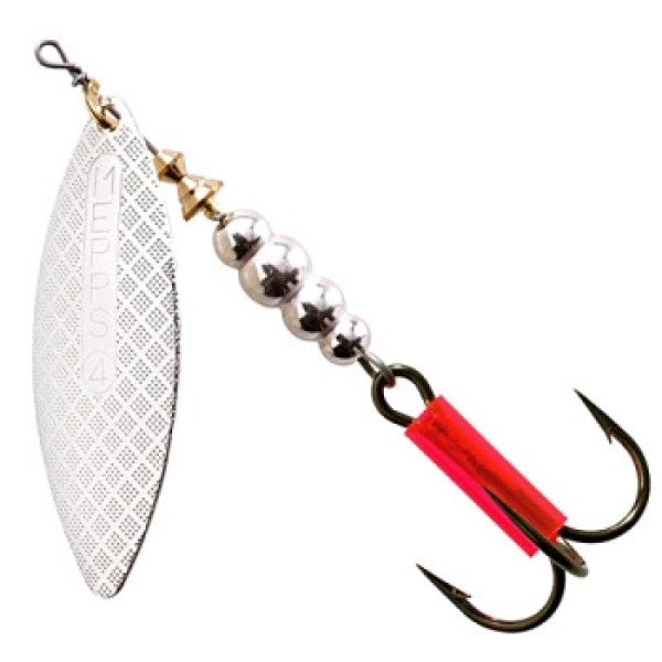 Mepps Aglia Longue No. 4 Silver Argent Spinnerbait, 17g