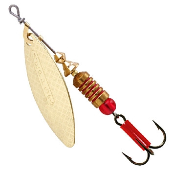 Mepps Aglia Longue No. 2 gold or 7g spinnerbait