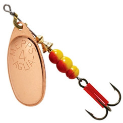 Mepps Aglia No. 4 Copper Cuivre Spinnerbait, 9g