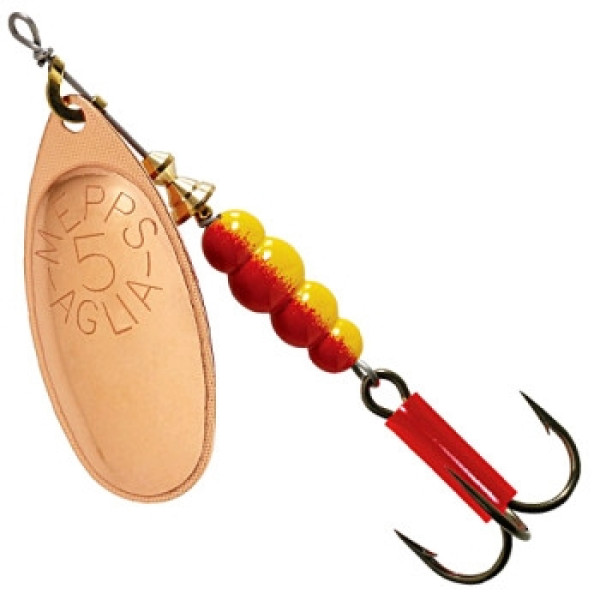 Mepps Aglia No. 5 Copper Cuivre Spinnerbait, 13g