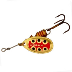 Mepps Aglia TW No. 3 Gold Spinnerbait, 6g