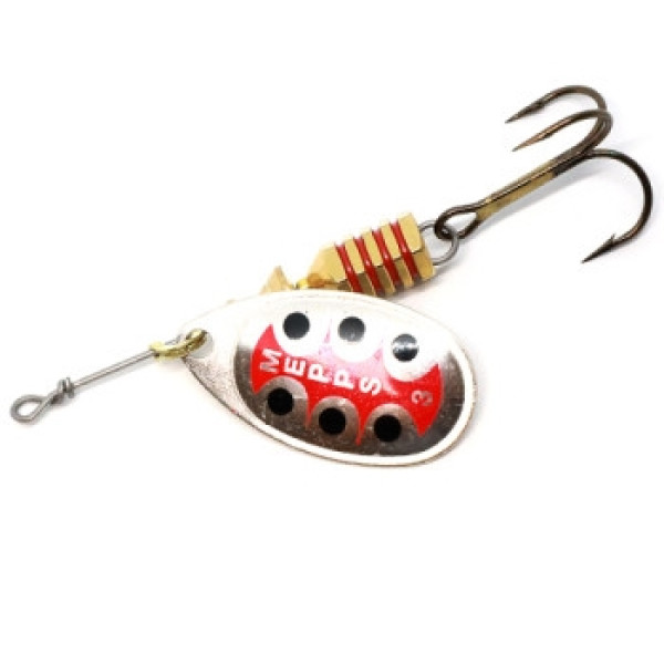 Mepps Aglia TW No. 3 Silver Spinnerbait, 6g