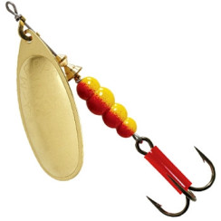 Mepps Aglia No. 5 gold or 13g spinnerbait