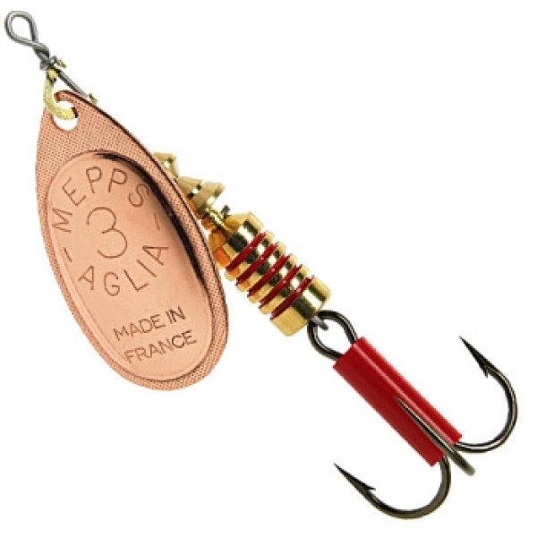 Mepps Aglia No. 3 Copper Cuivre Spinnerbait 6.5g