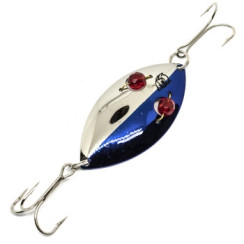 Dardevle Wiggler 75mm 28g #Half Nickel/Half Blue
