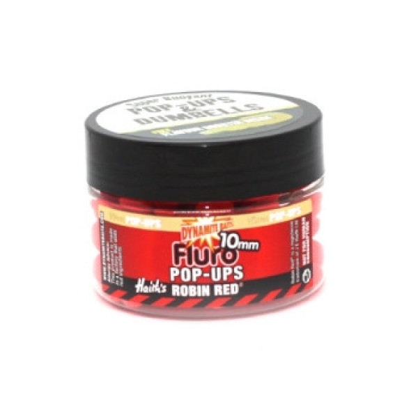 Boilies Dynamite Baits Pop Up Robin Red Fluro 10mm