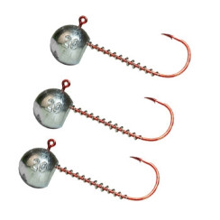 Jig head Red #4/0 12g 3pcs