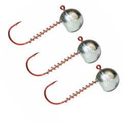 Jig head Red #4/0 5g 3pcs