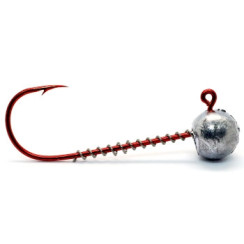 Jig head Red #6/0 12g 3pc
