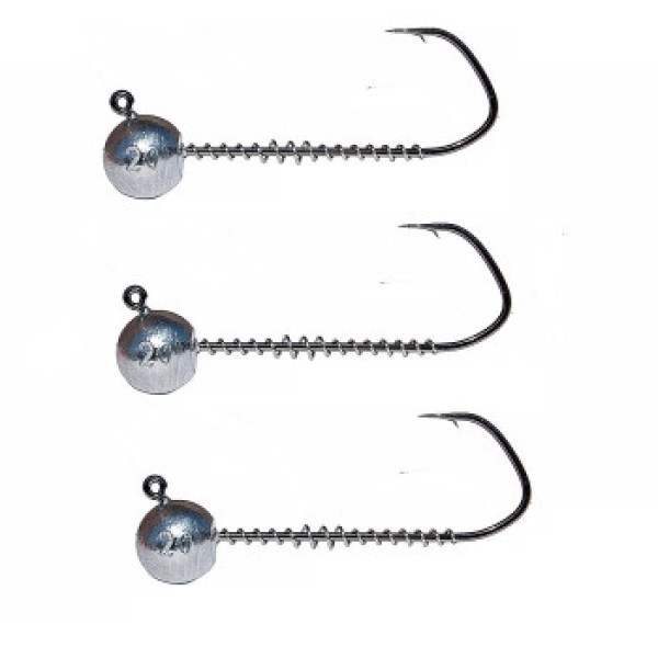 Jig head with spring DS Barbarian #5/0 10g 3pcs