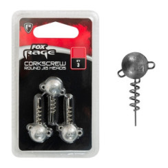 Fox Corkscrew Jig Head 20gr 3pcs