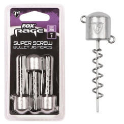 Fox Rage Super Screws Jig Head 30g 3pc