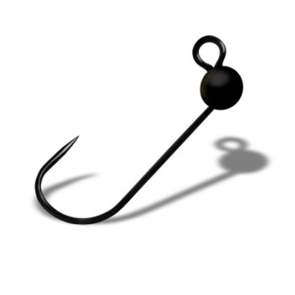 Jig head Gurza Trout J4 BL Tungsten Beads BK #6 0.34g 4pcs