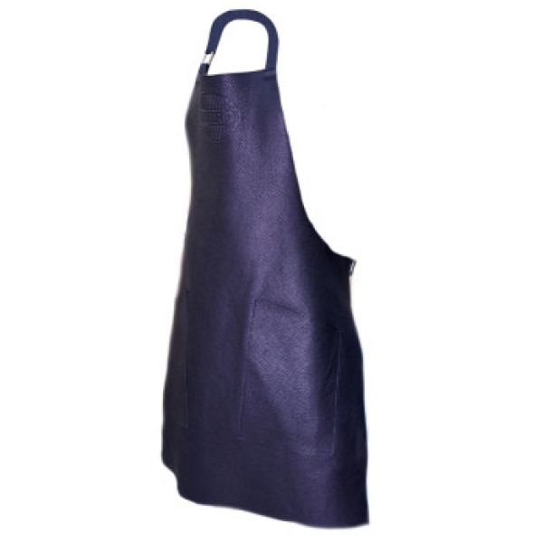 Grilli black leather apron