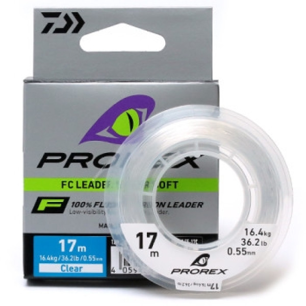 Флюрокарбон Daiwa Prorex Leader Super Soft 0.55mm 16.4kg 17m
