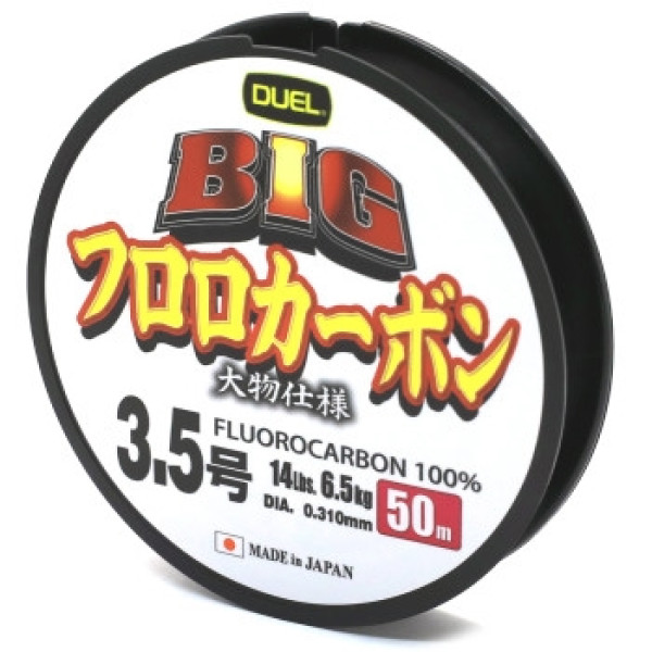 Fluorocarbon Duel Big Fluorocarbon 100% 50m 0.310mm 6.5kg #3.5