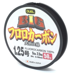 Duel Big Fluorocarbon 100% 50m 0.190mm 2.5kg #1.25