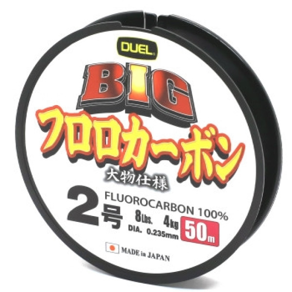 Fluorocarbon Duel Big Fluorocarbon 100% 50m 0.235mm 4kg #2