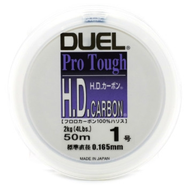 Флюорокарбон Duel HD Carbon 50м 0.165мм 2.0kg #1.0