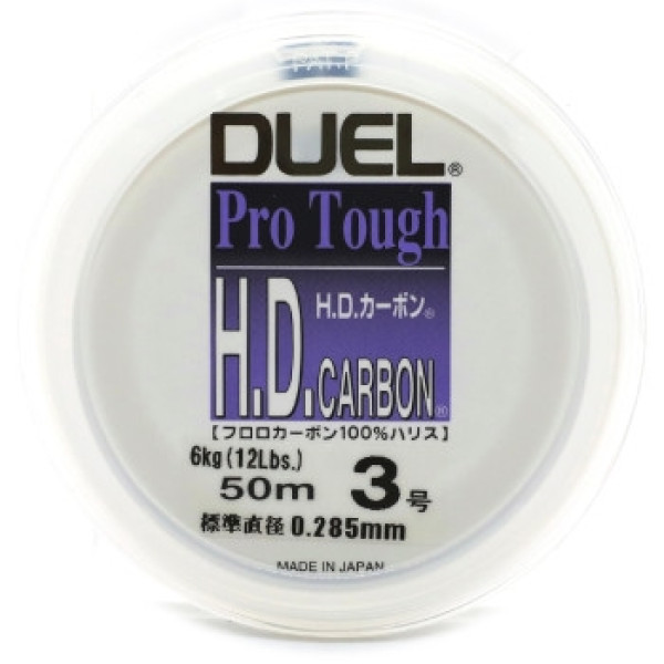 Fluorocarbon Duel HD Carbon 50m 0.285mm 6kg #3.0