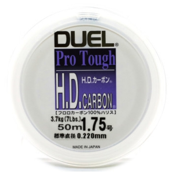 Fluorocarbon Duel HD Carbon 50m 0.220mm 3.7kg #1.75
