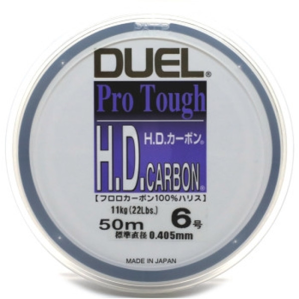 Fluorocarbon Duel HDCarbon 50m 0.405mm 11kg #6