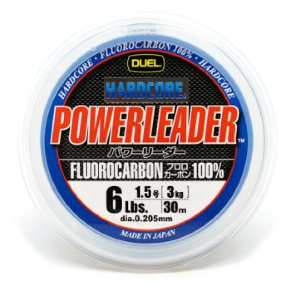 Флюрокарбон Duel Hardcore Power Leader 30m 0.205mm 3kg