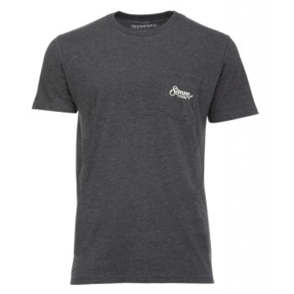 Футболка Simms Two Tone Pocket Tee Charcoal Heather XXL