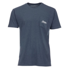 Футболка Simms Two Tone Pocket Tee Navy Heather M