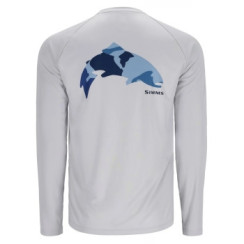 Футболка Simms Tech Tee - Artist Series Trout/Sterling S