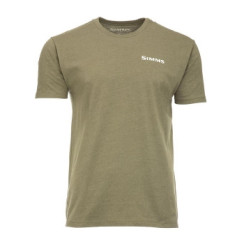Футболка Simms Trout On My Mind T-Shirt Military Heather L