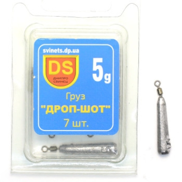 Dnipro Lead Drop-shot 5g 7pc