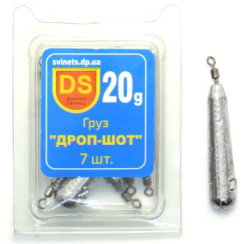 Груз Днипро Свинец Дроп-шот 20g 7pc