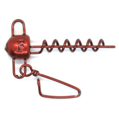 Fanatik Corkscrew Weight, Two Loops, #Red, 9g, 2pcs