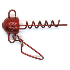 Fanatik Corkscrew Weight, Two Loops, #Red, 14g, 2pcs