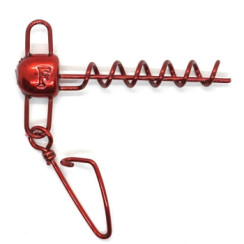 Fanatik Corkscrew Weight, Two Loops, #Red, 5g, 2pcs