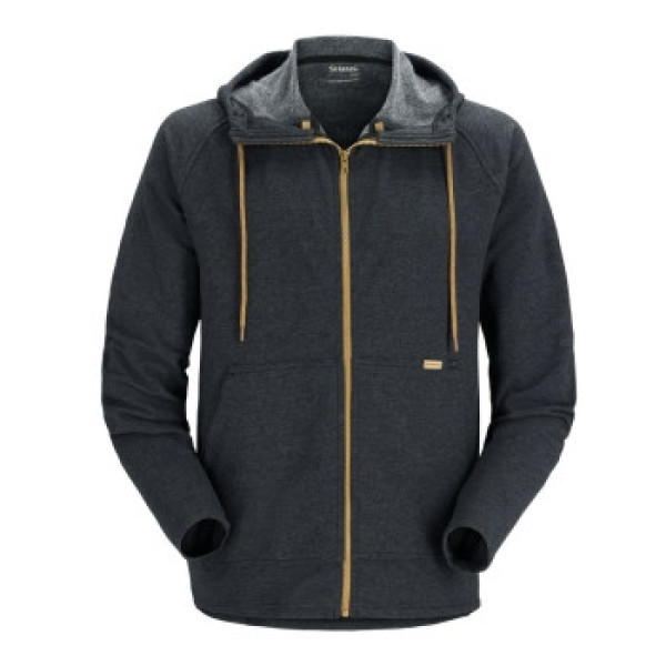 Худи Simms Vermilion Full Zip Hoody Black Heather XXL