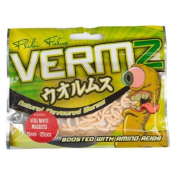 Искусственный опарыш белый Fladen Vermz Maggots 15mm 120pcs