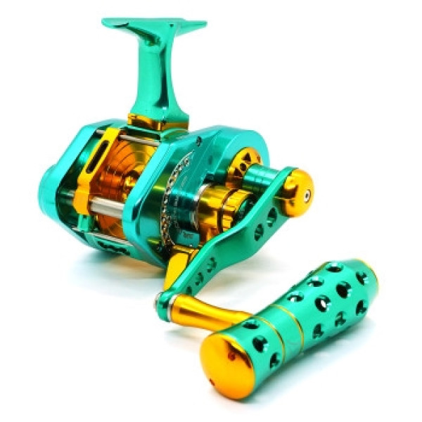 Катушка Jigging Master Underhead Yellow Fin Special #PE3 Reel Green/Gold