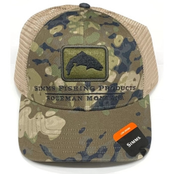 Кепка Simms CBP Trout Icon Trucker River Camo 2.0