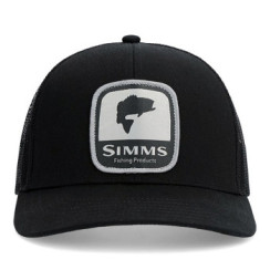 Кепка Simms Double Haul Icon Trucker Bass Black