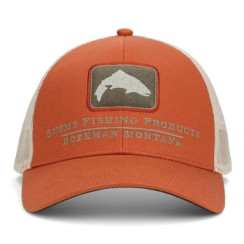 Simms Double Haul Icon Trucker Cap Simms Orange