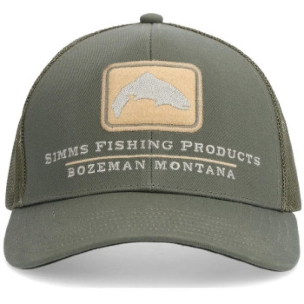 Кепка Simms Double Haul Icon Trucker Smokey Olive