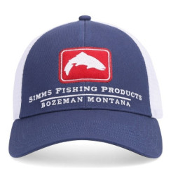 Simms Trout Icon Trucker Americana Cap